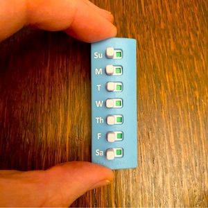 Take-n-Slide Medication Tracker / Slider (Daily/Weekly Medicine Reminder)